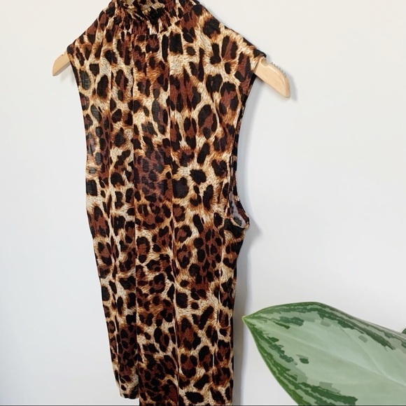 Generation Love Lacey Leopard Print Mock Neck Top - Picture 7 of 11